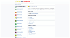 Desktop Screenshot of diariosdecolombia.net